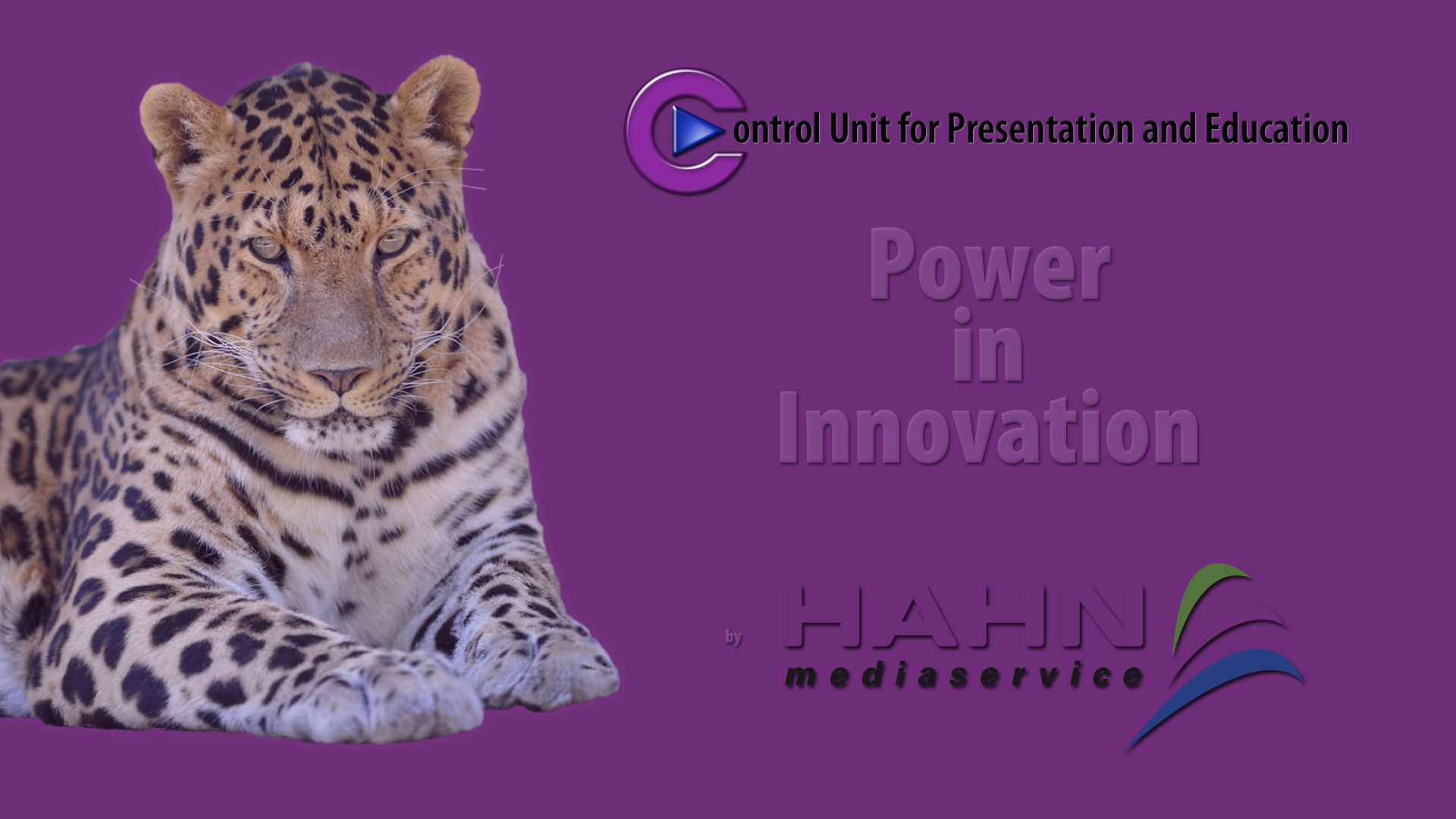Control Unit for Presentation and Education • Power in Innovation by HAHN mediaservice