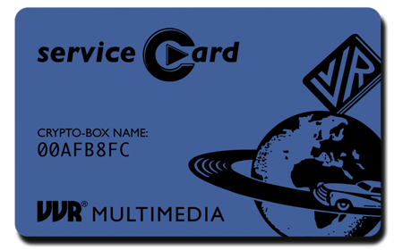 serviceCard blue - Entwurf einer Servicekarte für die Produktserie easydriver -CONTROL-, Vorderseite • powered by HAHN mediaservice
